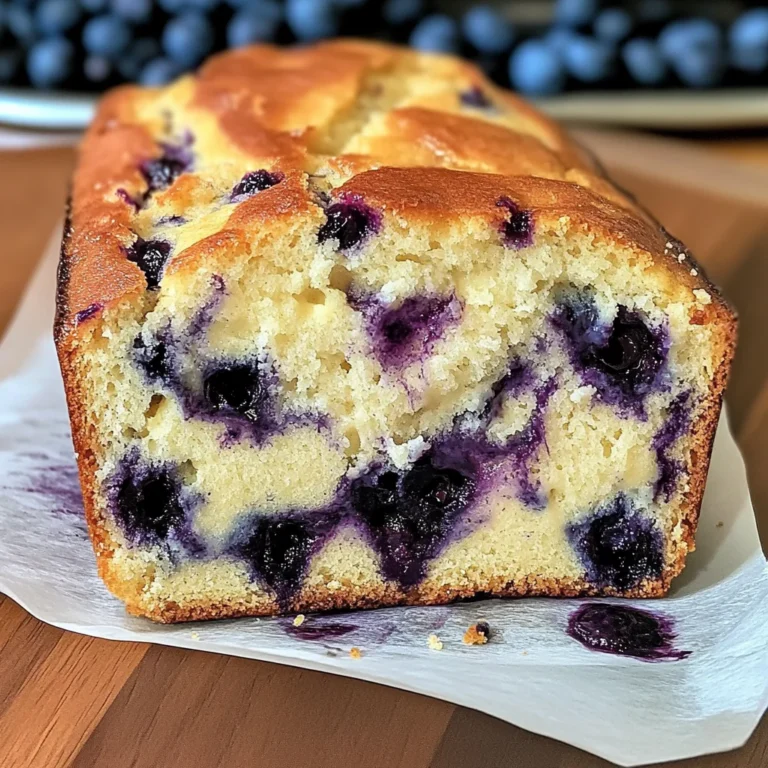Blueberry Cream Cheese Bread