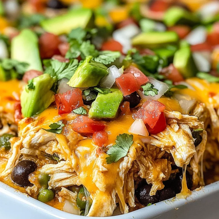 Chicken Burrito Casserole