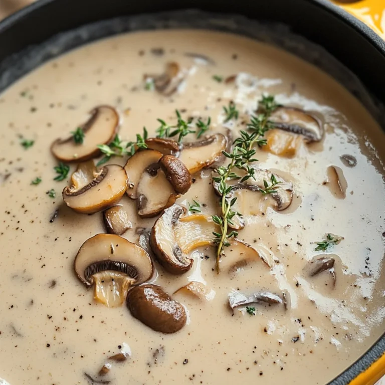 Cream of Mushroom Soup Recipe