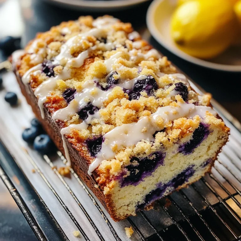 Lemon Blueberry Loaf