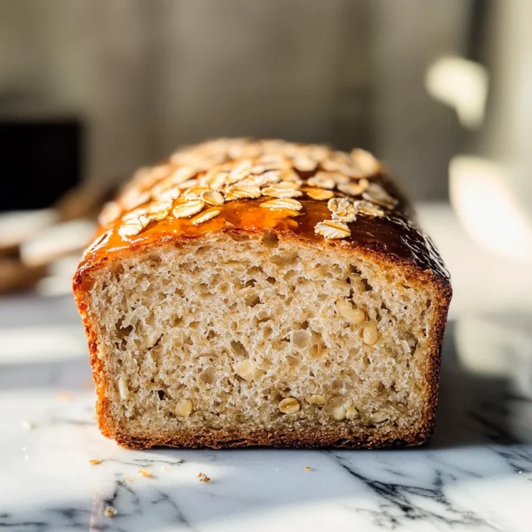 No-Knead Honey Oat Bread