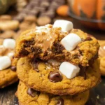 Pumpkin S'mores Cookies