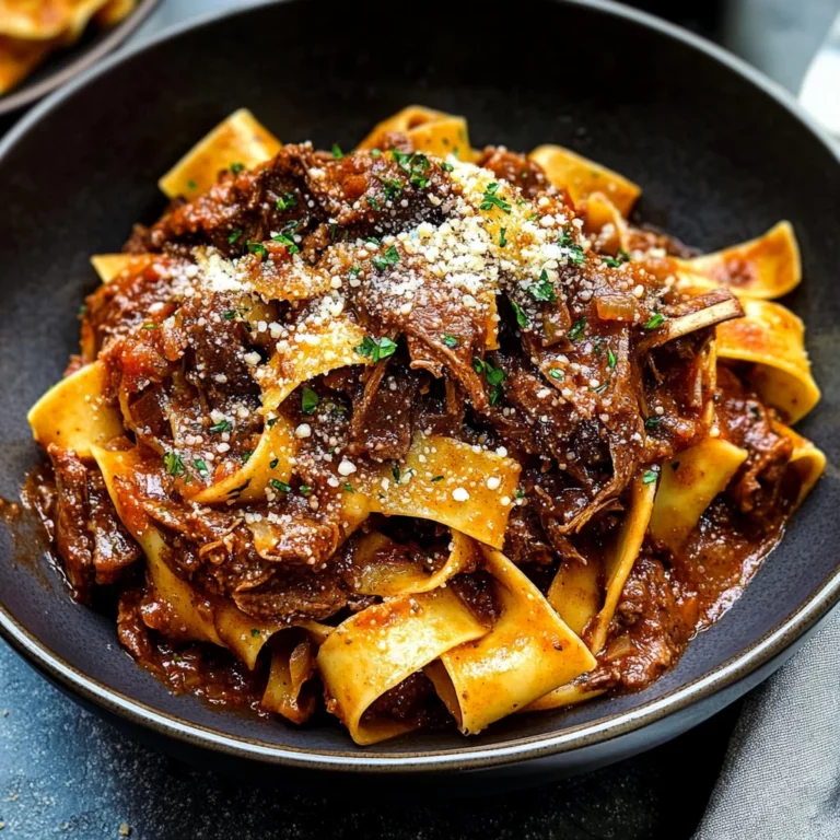 Slowly Braised Beef Short Rib Ragu