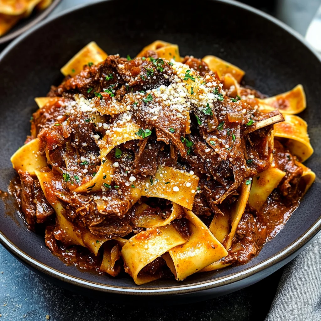 Slowly Braised Beef Short Rib Ragu