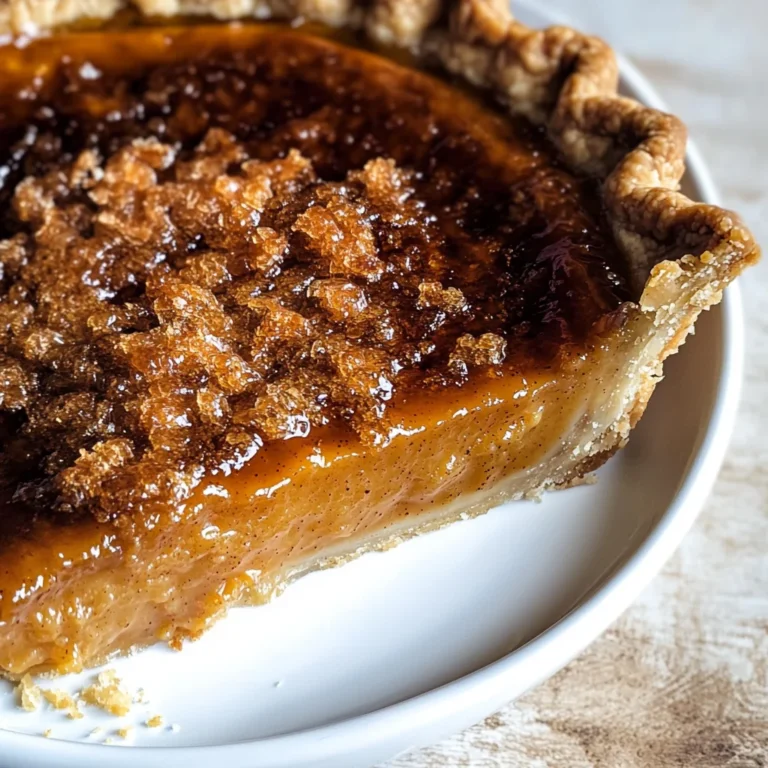 Bourbon Brûlée Pumpkin Pie