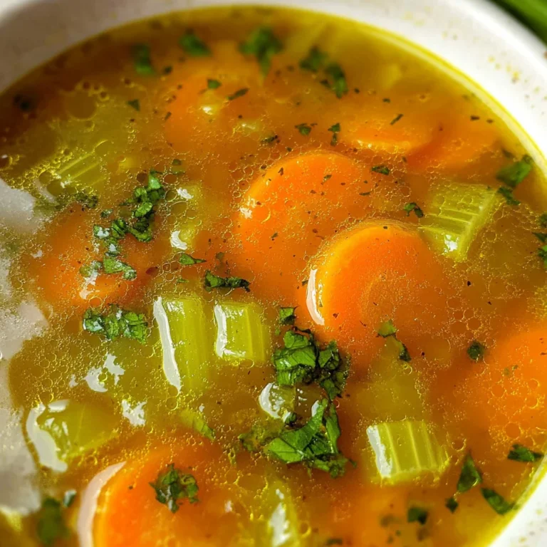 Carrot And Celery Soup