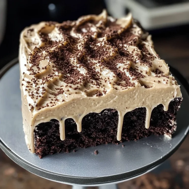 Dark Chocolate Espresso Cake with Brown Butter Frosting