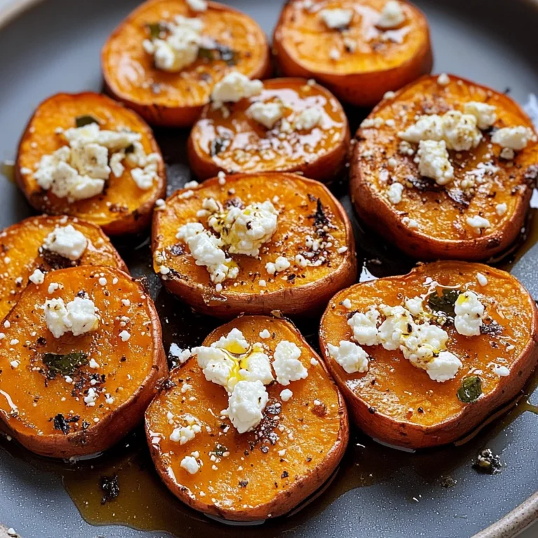 Delicious Honey Feta Sweet Potato Rounds Recipe for Any Meal