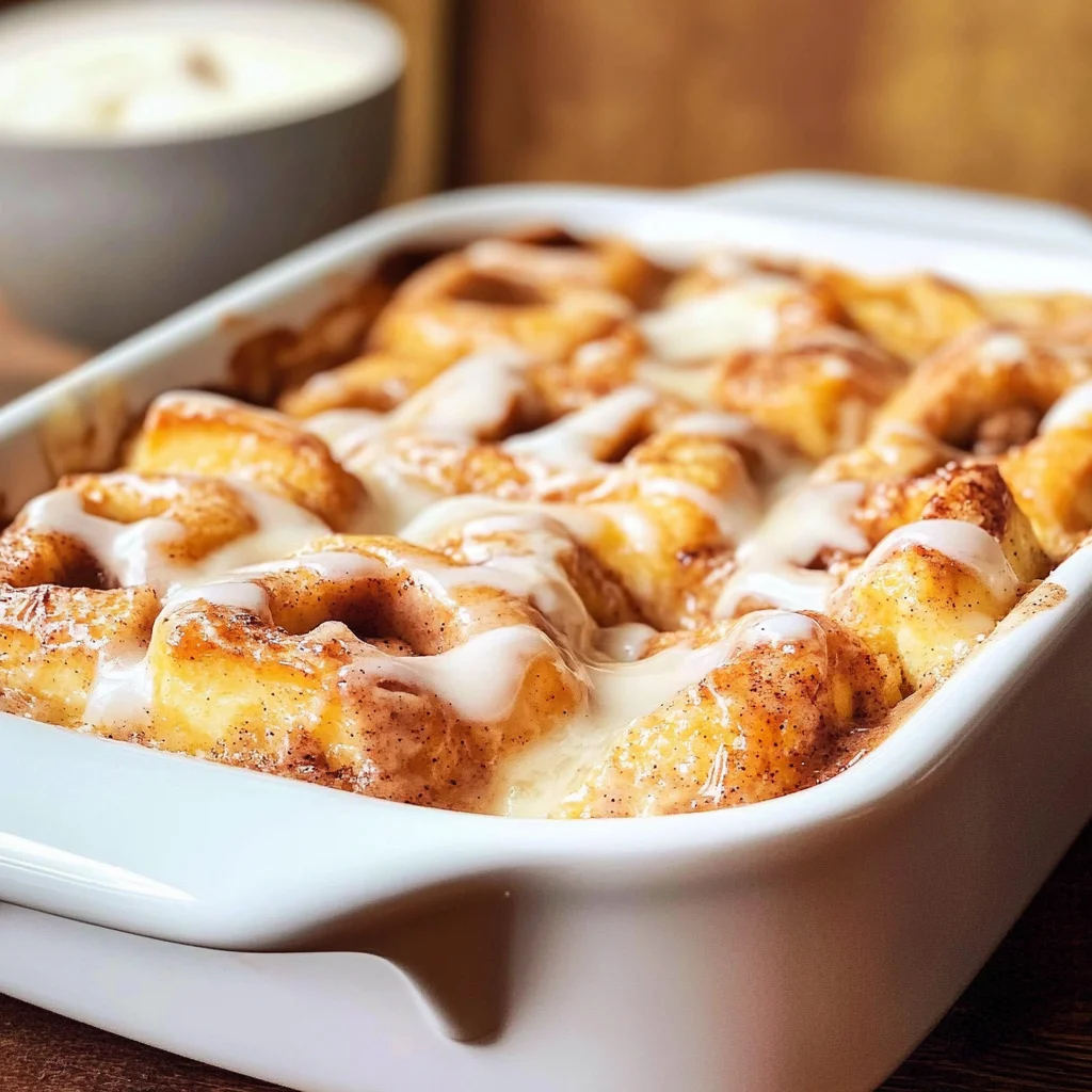Easy Cinnamon Roll Casserole Recipe