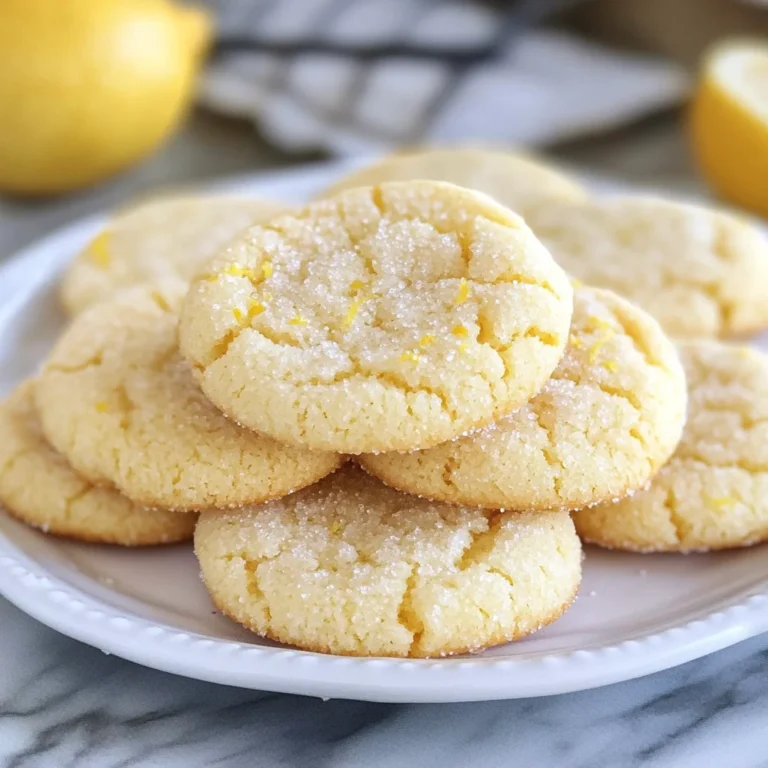 Easy Lemon Sugar Cookies