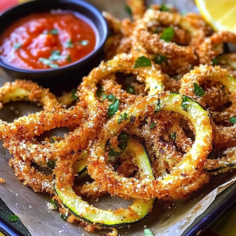Lemony Baked Zucchini Curly Fries with Parmesan & Herbs