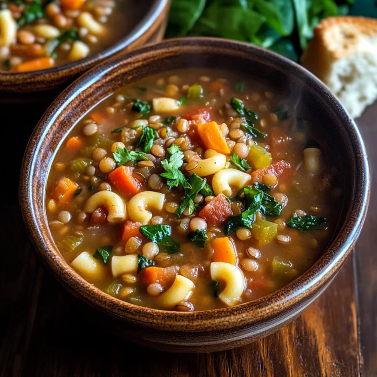 Lentil Minestrone