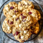 Oatmeal Cranberry White Chocolate Chip Cookies