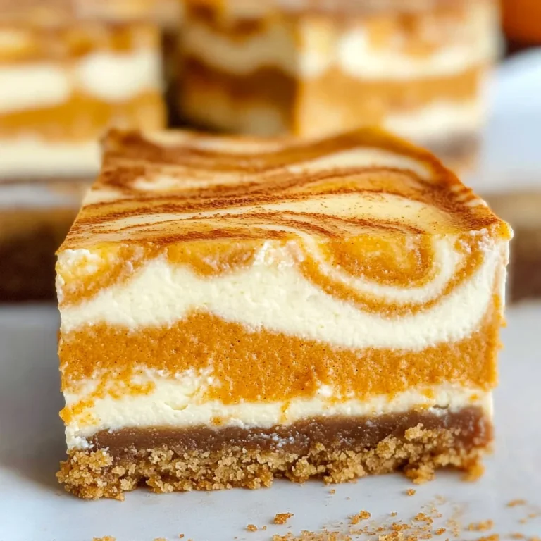 Pumpkin Cheesecake Bars