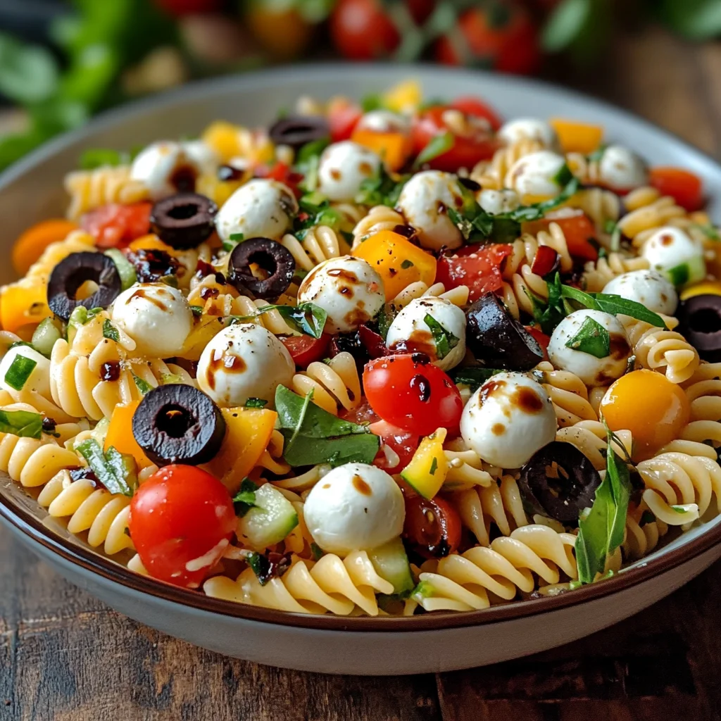 Recipe: Eyeball Pasta Salad – Creepy pasta salad with mozzarella eyeballs