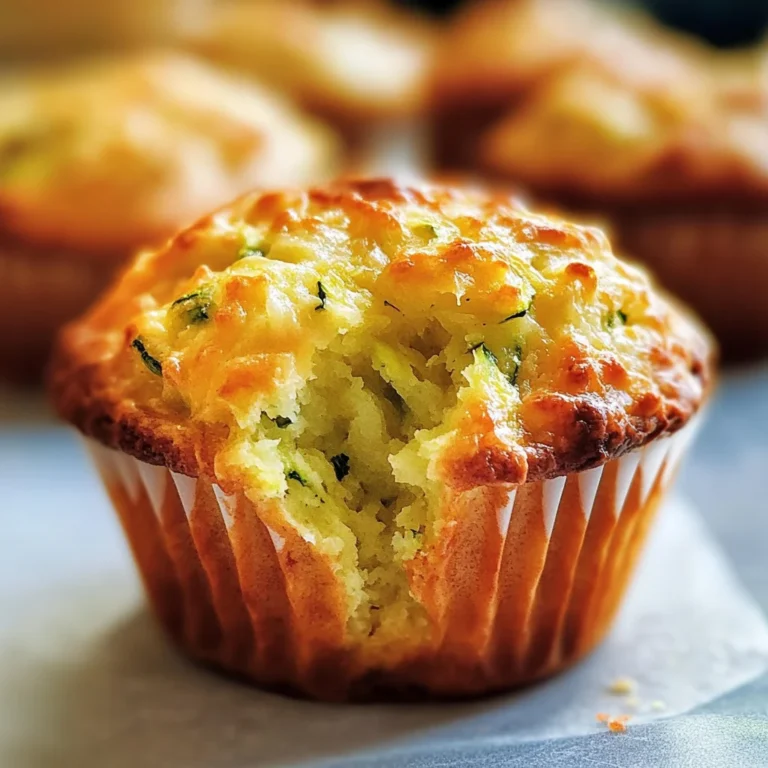 Savory Zucchini Muffins (One Bowl)