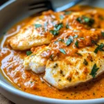 Tilapia in Roasted Pepper Sauce