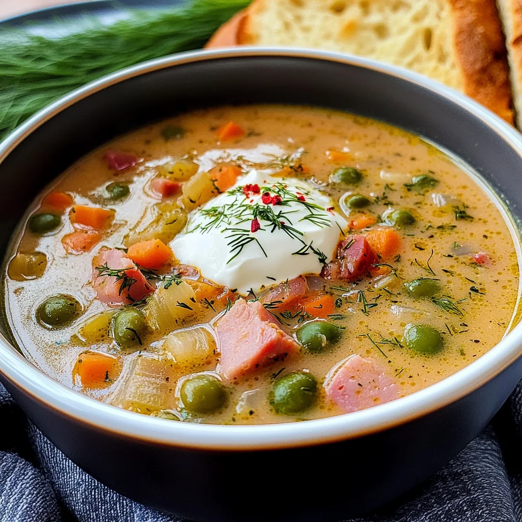 Transylvanian Green Bean Soup (With Smoked Ham)