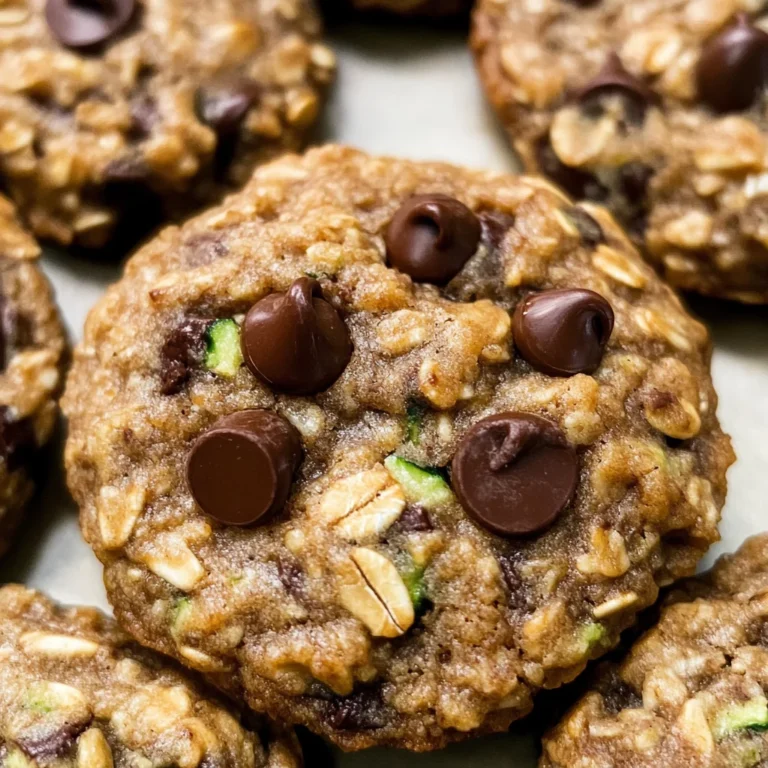 Zucchini Chocolate Chip Cookies