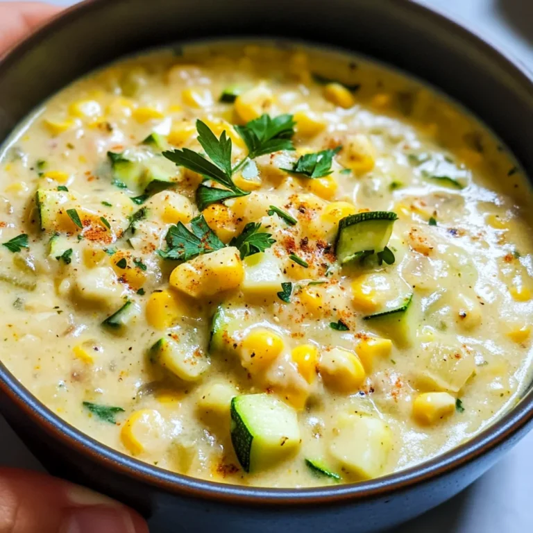 Zucchini Corn Chowder