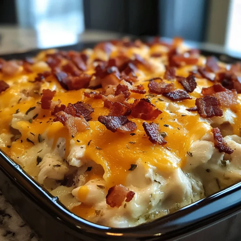 Amazing 25-Minute Crack Chicken Casserole: A Heavenly Dinner