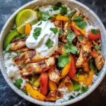 Chicken Fajita Rice Bowls