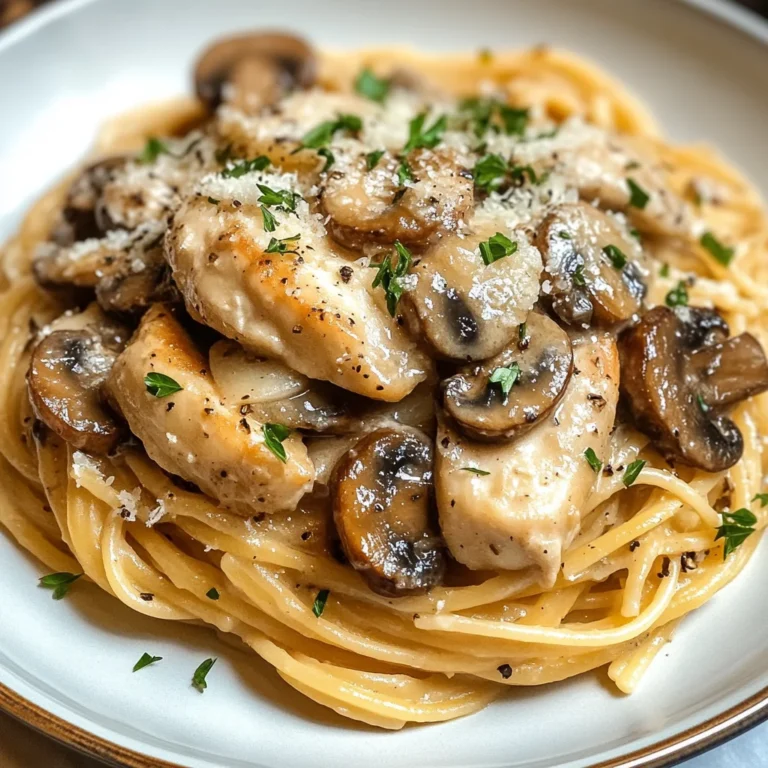 Chicken Marsala Pasta