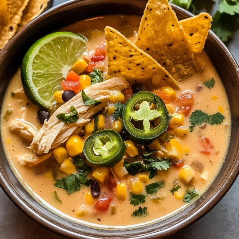 Creamy Chicken Tortilla Soup Recipe