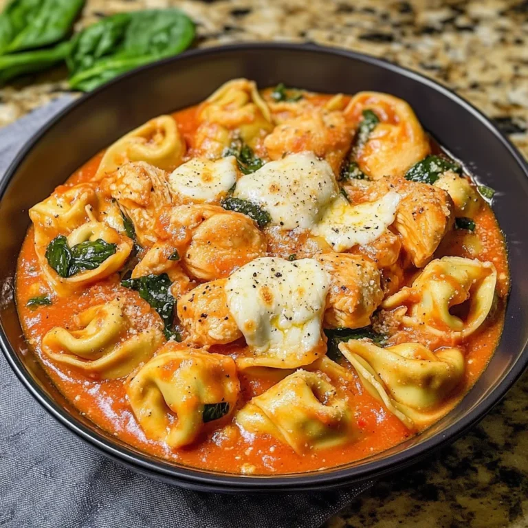 CrockPot Chicken Tortellini