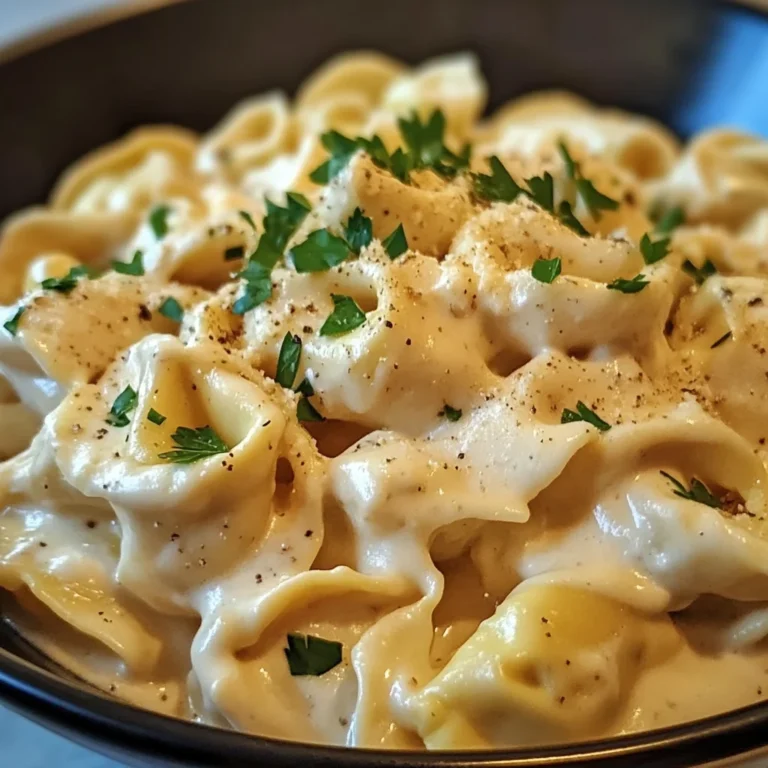 Crockpot Chicken Alfredo Tortellini: A Creamy Delight You’ll Love!
