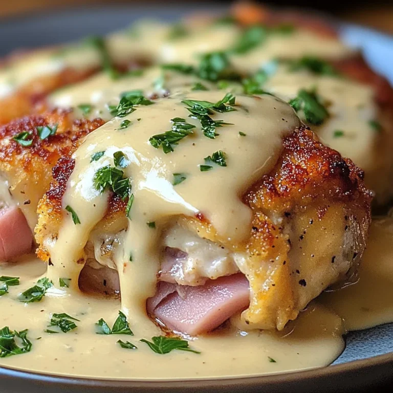 Deliciously Creamy Chicken Cordon Bleu Recipe