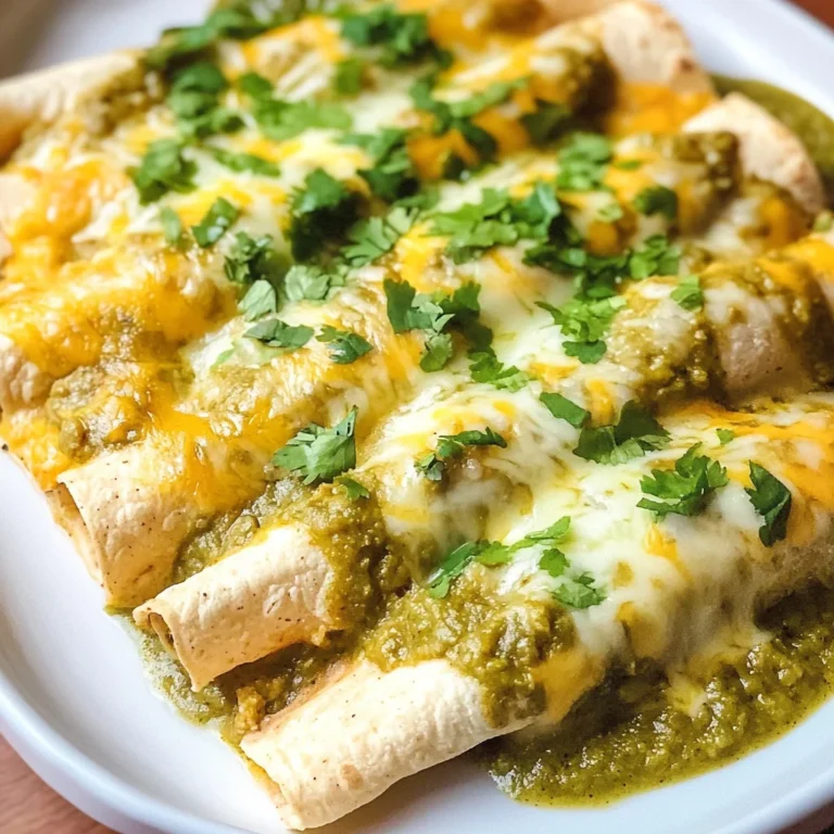 Green Enchiladas with Chicken {Enchiladas Verdes}