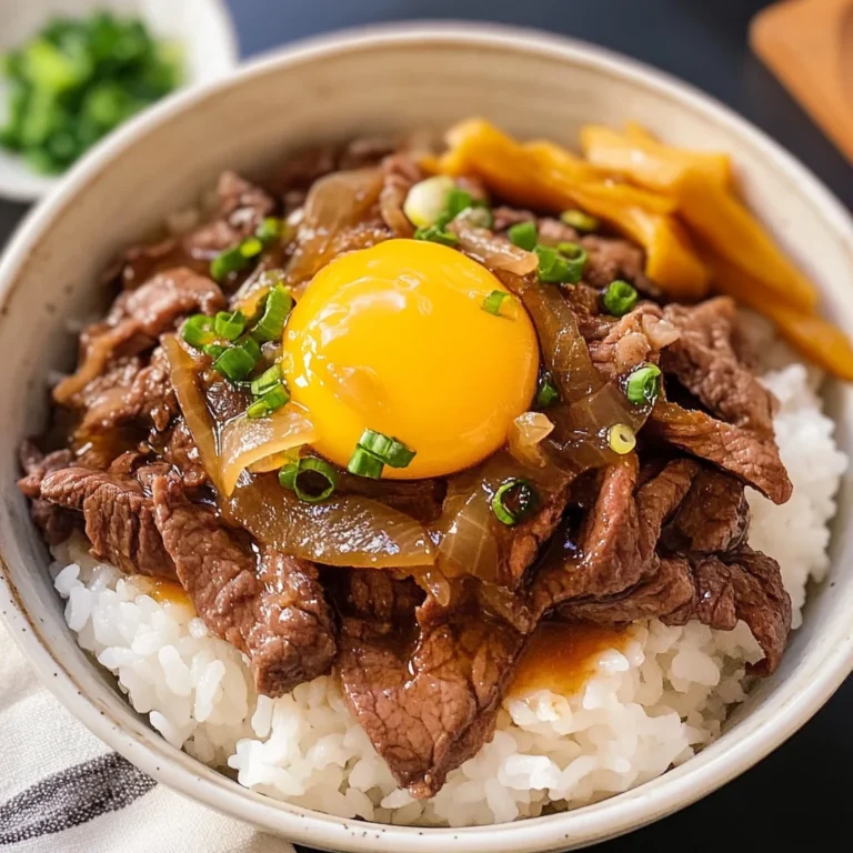 Gyudon (Japanese Beef Bowl)