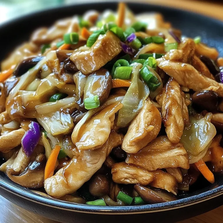 Moo Shu Chicken Recipe