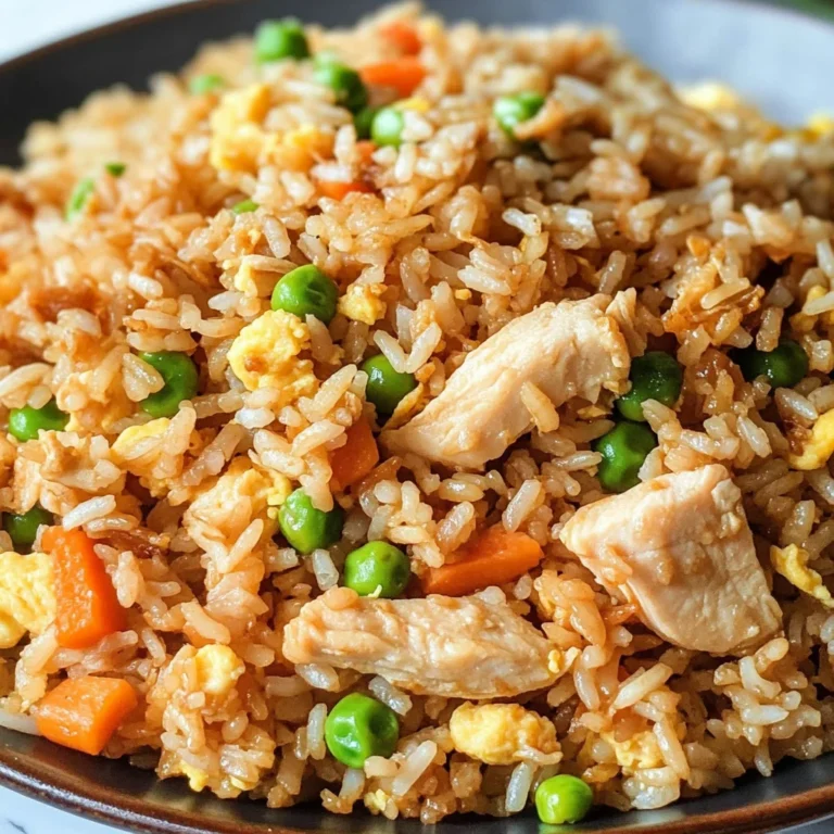 Quick & Easy Chicken Fried Rice