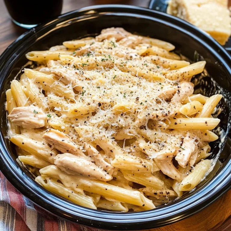 Slow Cooker Olive Garden Chicken Pasta