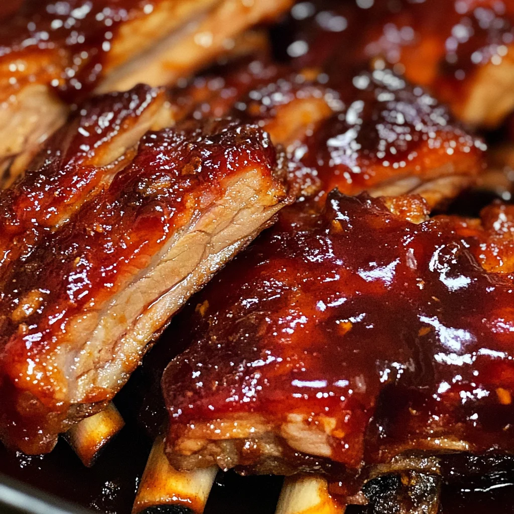 Super Easy Slow Cooker Ribs