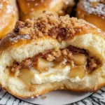 Apple Cheesecake Brioche Buns