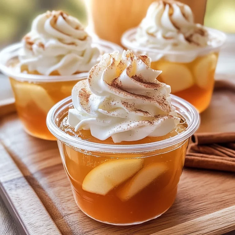 Apple Pie Jello Shots