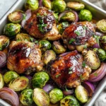 Balsamic Chicken with Brussels Sprouts