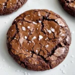 Best Ever Fudgy Salted Brownie Cookies