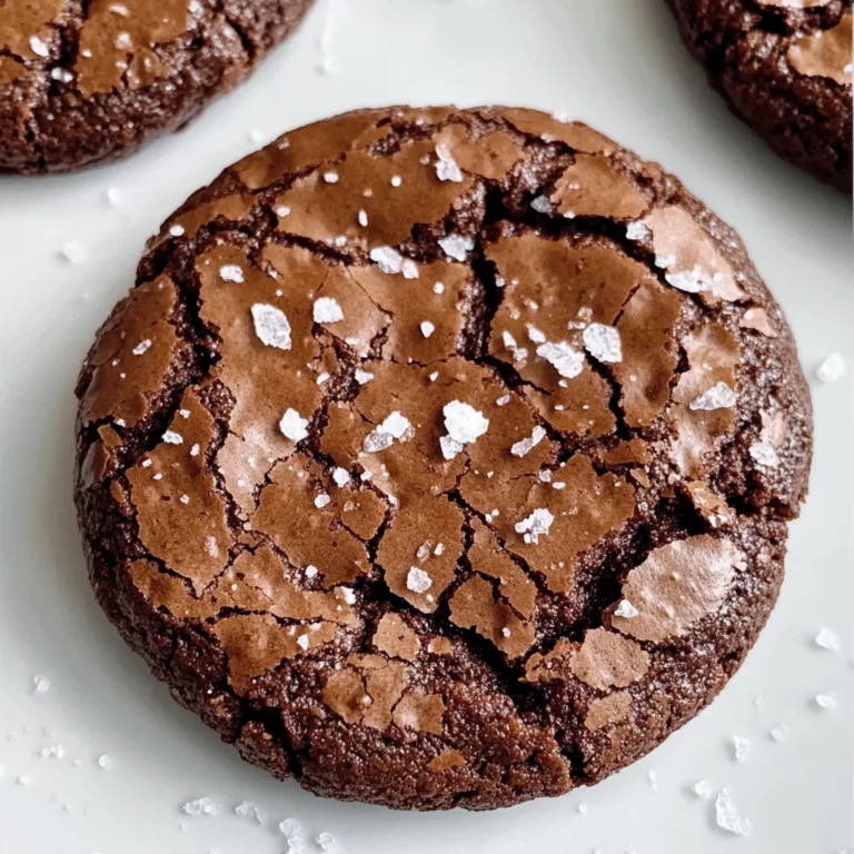 Best Ever Fudgy Salted Brownie Cookies