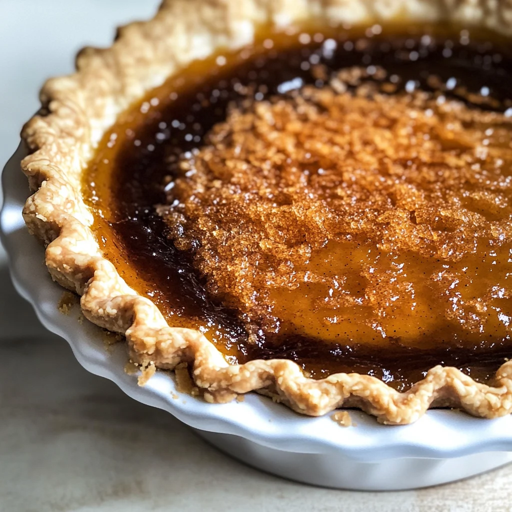 Bourbon Brûlée Pumpkin Pie