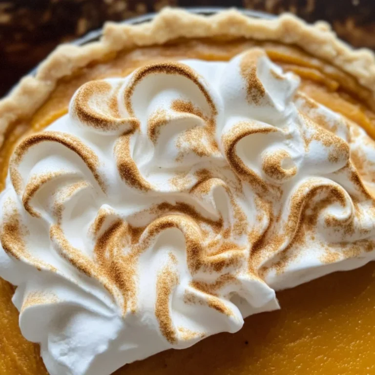 Bourbon Sweet Potato Pie with Marshmallow Topping