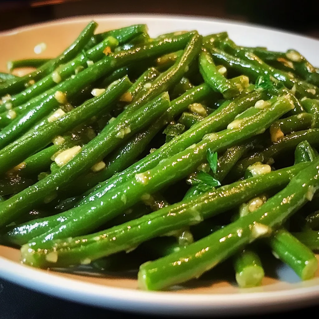 Buttery Garlic Green Beans Recipe