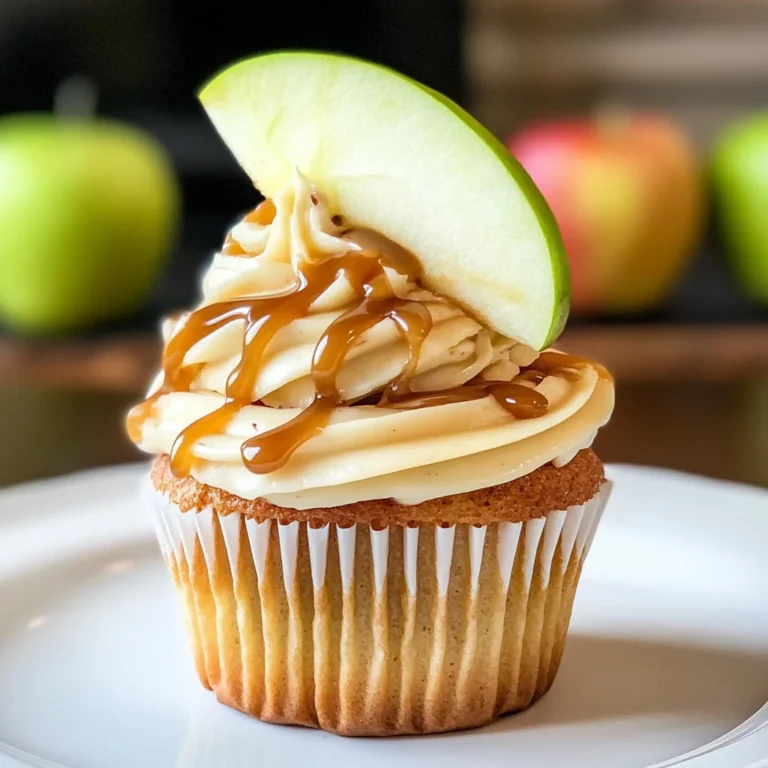 Caramel Apple Cupcakes