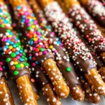 Chocolate Covered Pretzel Rods