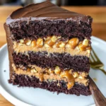 Chocolate Snickers Cake