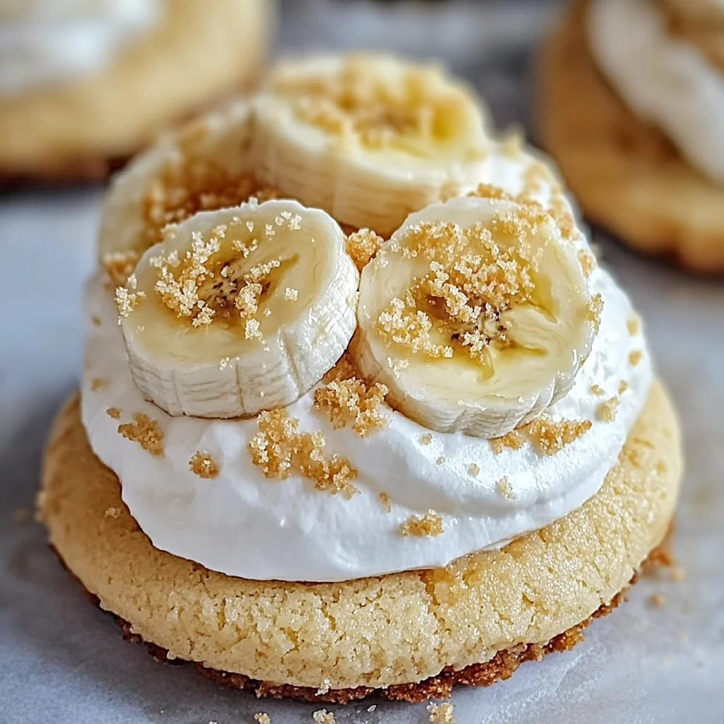 Crumbl Banana Cream Pie Cookies
