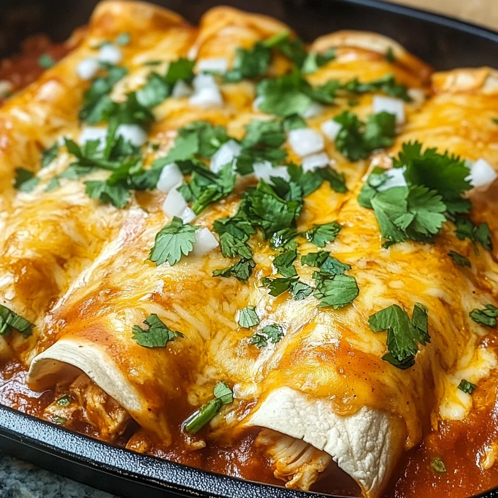 Delicious Chicken Enchiladas